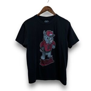 Ecko Unltd Men's Rhino‎ Sport Graphic T Shirt Black Size Medium 19 x 26.5